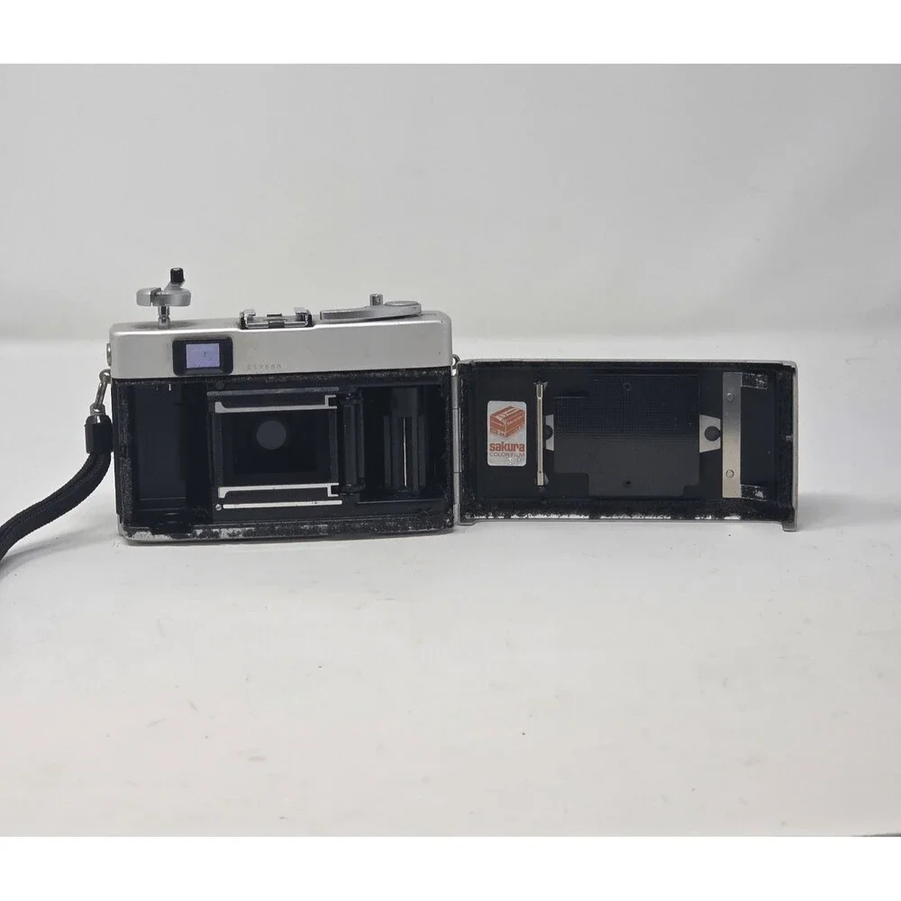 Konica C35 Automatic 35mm Film Camera Hexanon 38mm f/2.8 Shutter Fires Japan